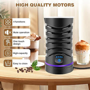 4 in 1 Hot&Cold 2000W Electric Automatic Milk Frother Maker Steamer