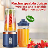 6-color 400ml portable blender, travel portable fresh juice blender